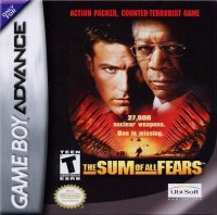 Sum of All Fears GameBoy Advance US box art